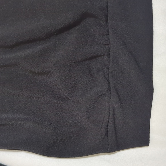 Banana Republic V-Neck Long Sleeve Wrap Top, Color Black Size S - Picture 11 of 14